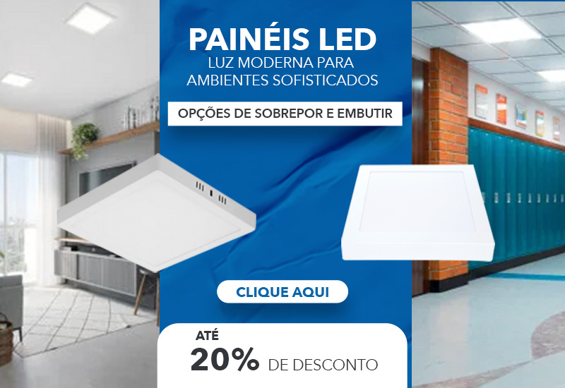 Painéis de Led - D2 Materiais