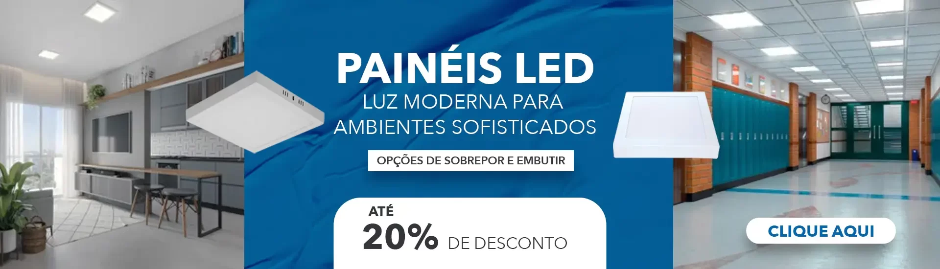 Painéis de LED - D2 Materiais Elétricos Blumenau